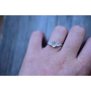 Engagement Ring, Raw Diamond Ring, Diamond Ring, uncut engagement ring, …